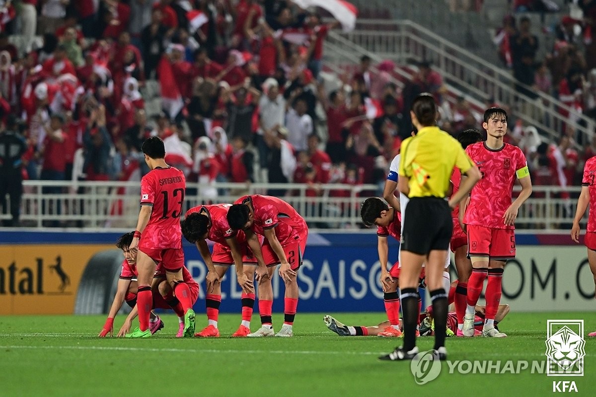 S. Korea eliminated in Olympic football qualifiers