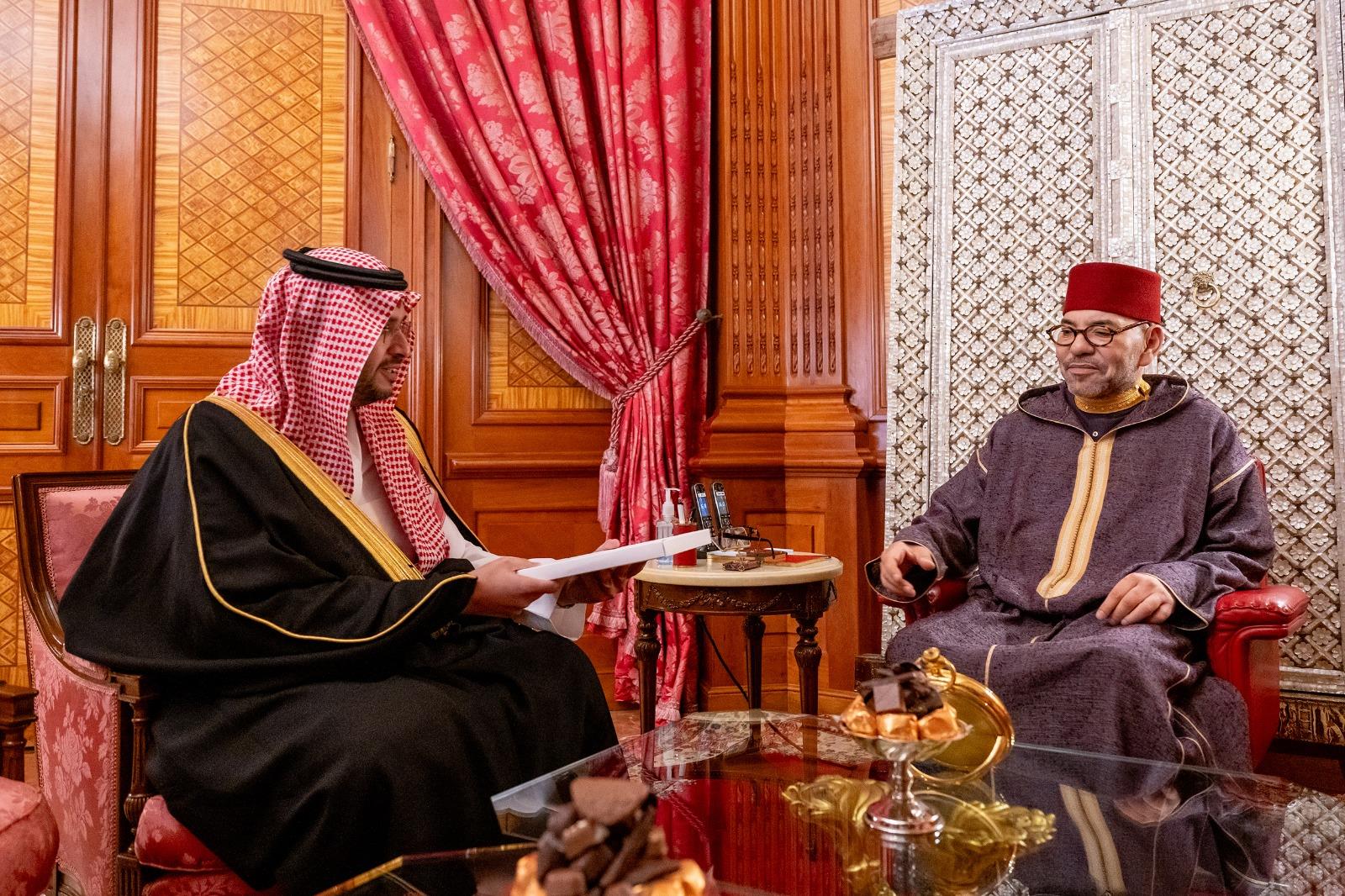 King of Morocco Receives Prince Turki bin Mohammad bin Fahd bin Abdulaziz