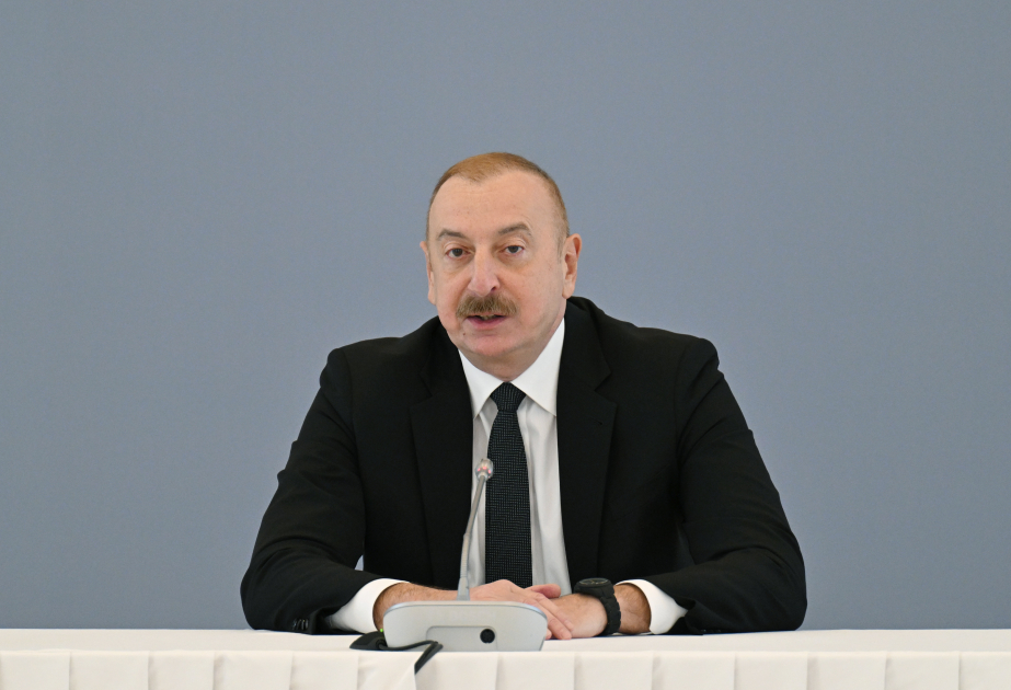 President: Azerbaijan's economy is actually a self-sufficient economy and it demonstrates sustainable growth even in the period of crisis
