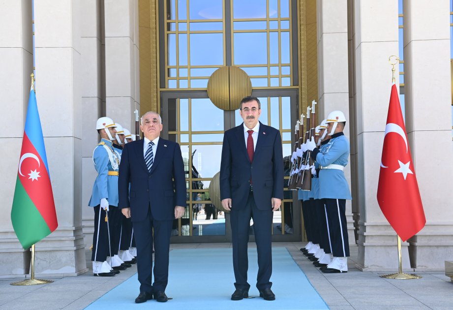 Prime Minister Ali Asadov meets with Turkish Vice President Cevdet Yilmazv