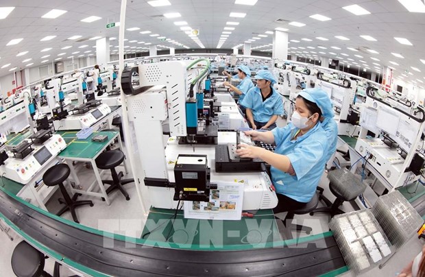 Vietnam is said to have advantages of affordable workforce, highly skilled human resources and the constantly developing infrastructure of information technology and the telecommunications industry to develop offshoring market. (Photo: VNA)