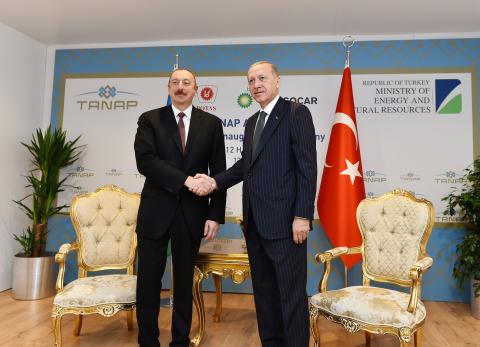 President Ilham Aliyev met with Turkish President Recep Tayyip Erdogan in Eskisehir