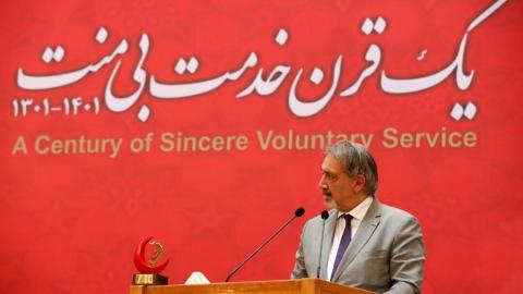 IFRC Pres terms Iran Red Cross as powerful