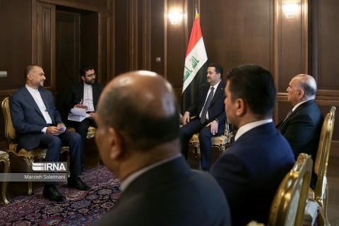 Iran FM hosts Iraq PM in northern Tehran