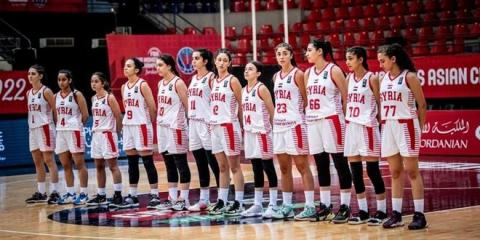 Syria’s U-16 basketball team beats Samoa in the FIBA U16 Women’s Asian Championship