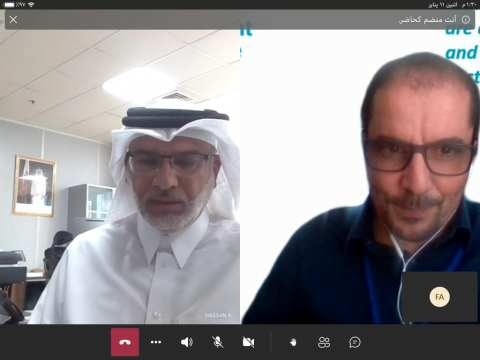 The Ministry of Municipality and Environment Discusses Cooperation with UN Environment Programme