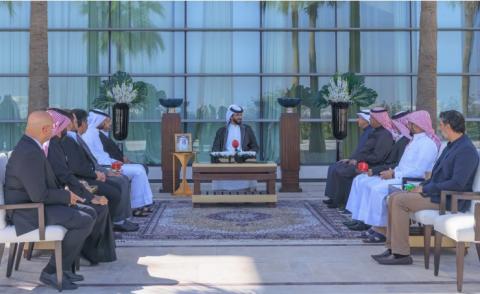 HH Shaikh Nasser stresses trade unions' important role in developing oil, gas sector