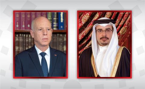 HRH the Crown Prince and Prime Minister congratulates the President and the Prime Minister of the Republic of Tunisia