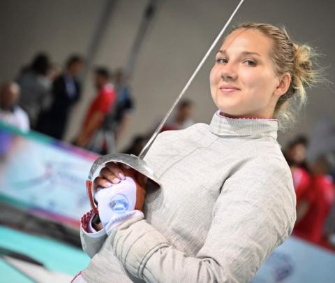 Azerbaijani female fencer bags gold at European Championships in Türkiye
