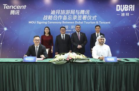 Dubai Tourism signs strategic agreement with internet company Tencent