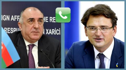 Azerbaijani, Ukrainian FMs have phone talk