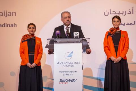 Azerbaijan's national air carrier presents new destinations to Saudi Arabia in Riyadh