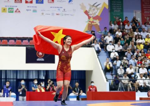 SEA Games 31: Wrestlers win additional six gold medals for Vietnam