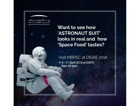 Mohammed bin Rashid Space Centre to debut Astronaut’s suit at DIGAE