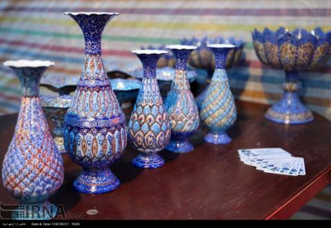 Handicraft exhibition in northeastern Iran