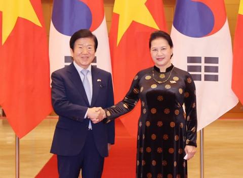 NA leaders voice readiness to augment Vietnam-RoK relations