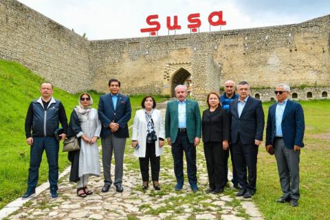 Participants of 3rd General Conference of ECO Parliamentary Assembly visit Shusha, cultural capital of Azerbaijan