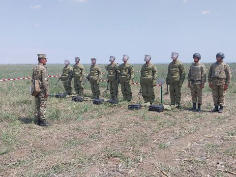 Azerbaijan’s Defense Ministry: More than 950 hectares of liberated territory cleared of mines and UXOs by engineering troops from May 1-19 