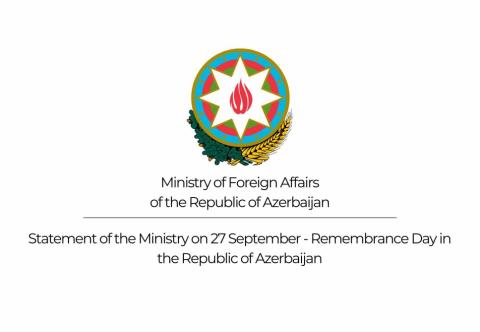 Azerbaijan’s Foreign Ministry issues statement on 27 September – Remembrance Day
