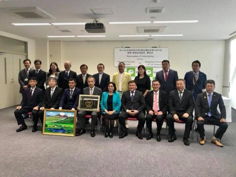 MONGOLIAN UNIVERSITY OF LIFE SCIENCES TO COOPERATE WITH OKAYAMA UNIVERSITY OF SCIENCE