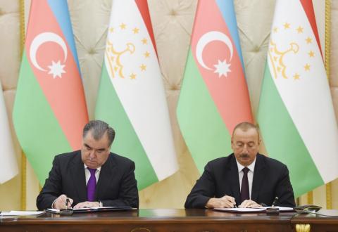 Azerbaijan-Tajikistan documents signed