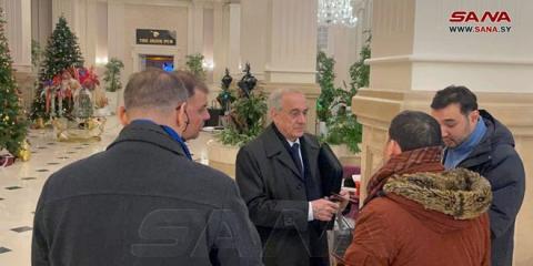 Syria’s delegation arrives in Astana to participate in the 19th international meeting on Syria
