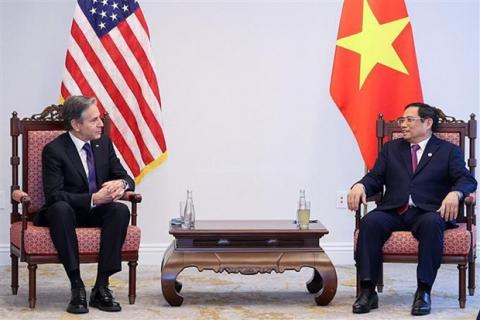Vietnamese PM receives US Secretary of State