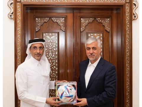 Minister of Sports and Youth Meets Iranian Counterpart