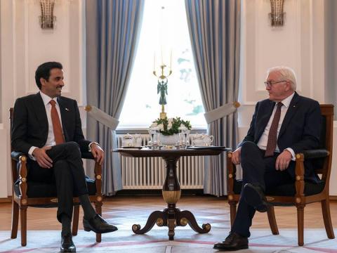 HH the Amir Meets German President