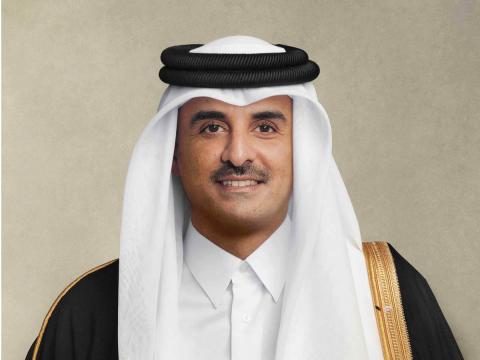 HH the Amir Sends Congratulations to Emperor of Japan