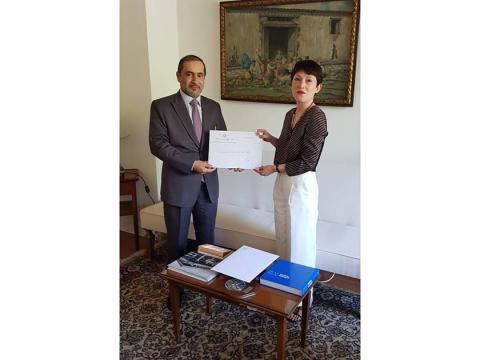 Italian Ministry of Foreign Affairs Receives Credentials of Consul of Qatar in Milan