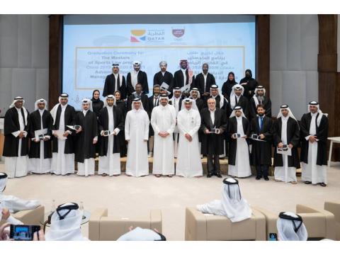QOC President Honors Affiliates of Executive Master's Program in Sports Law and Advanced Sports Management Diploma