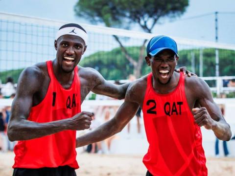 Qatar Beach Volleyball Team Finishes 5th in King of the Court Championship