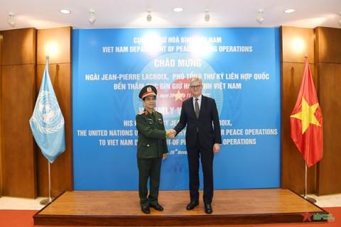 UN official visits Vietnam Department of Peacekeeping Operations