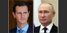 President al -Assad congratulates President Putin on his auguration as President of Russian Federation
