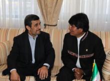 Ahmadinejad Confers With Bolivian Counterpart  