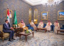 HRH the Crown Prince Meets with Syrian President on Sidelines of Arab Summit in Bahrain