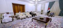 The President of the Republic receives the Secretary-General of the Arab Network for National Institutions for Human Rights, Sultan bin Hassan Al-Jamali, and his accompanying delegation