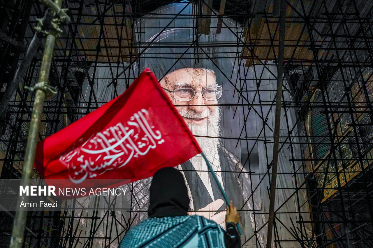 Farewell to the Martyred Leader of the Islamic Revolution at Tehran Mosalla