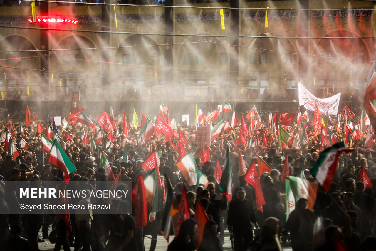Farewell to the Martyred Leader of the Islamic Revolution at Tehran Mosalla