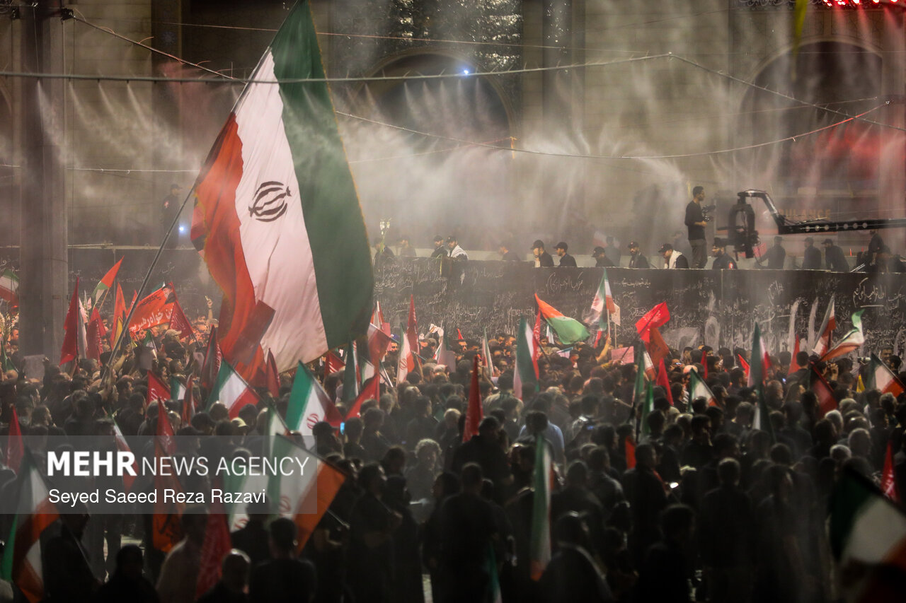 Farewell to the Martyred Leader of the Islamic Revolution at Tehran Mosalla