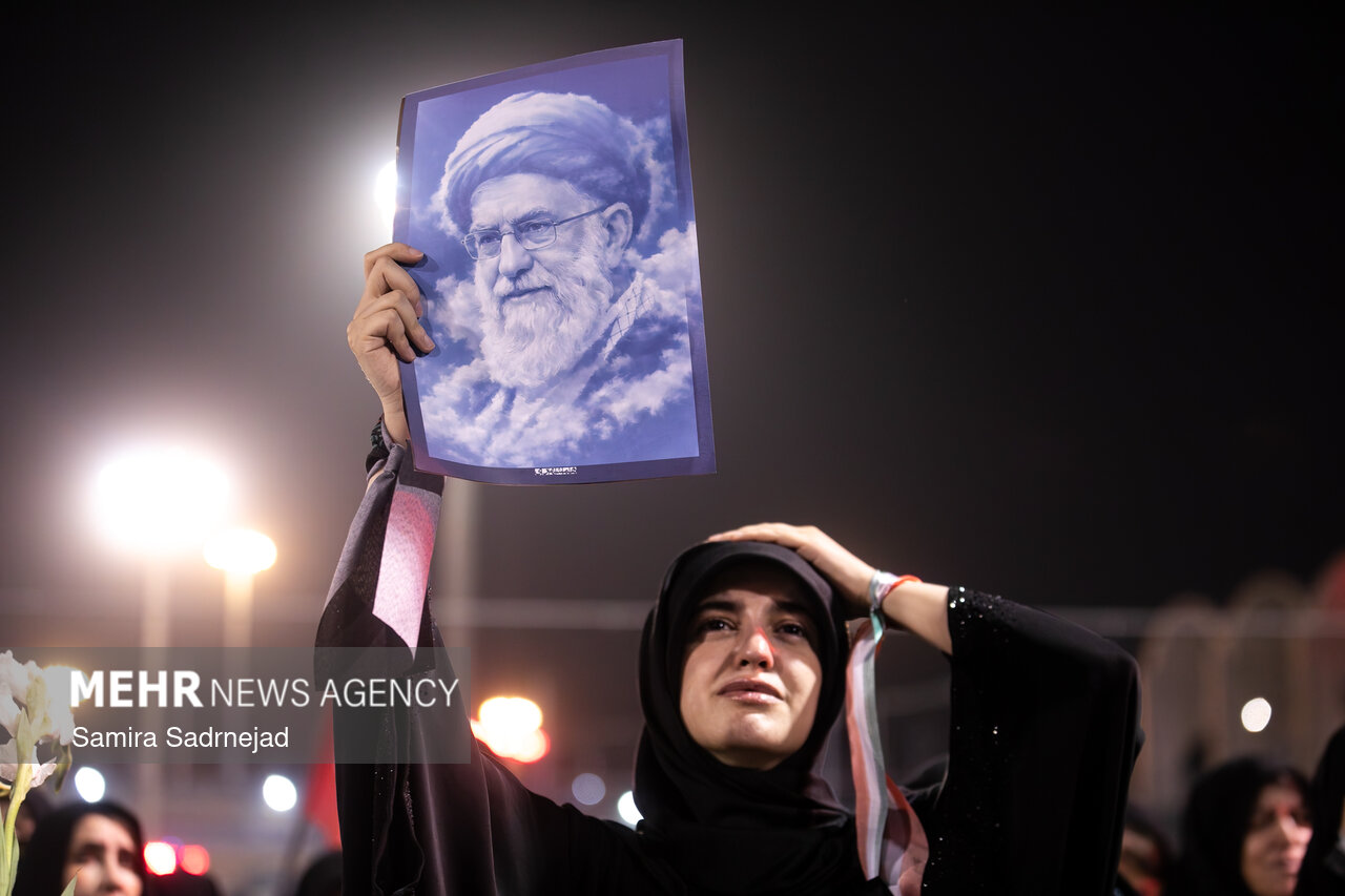 Farewell to the Martyred Leader of the Islamic Revolution at Tehran Mosalla