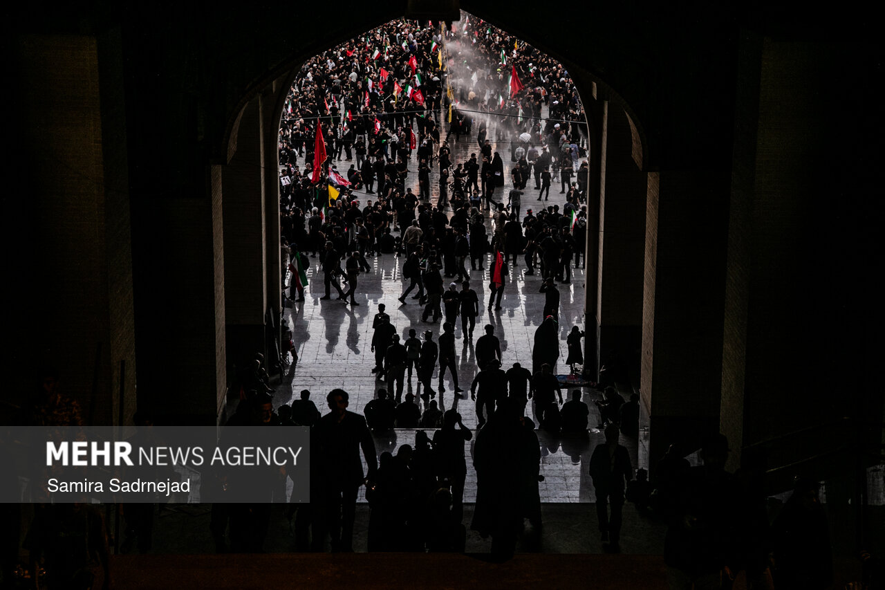 Farewell to the Martyred Leader of the Islamic Revolution at Tehran Mosalla