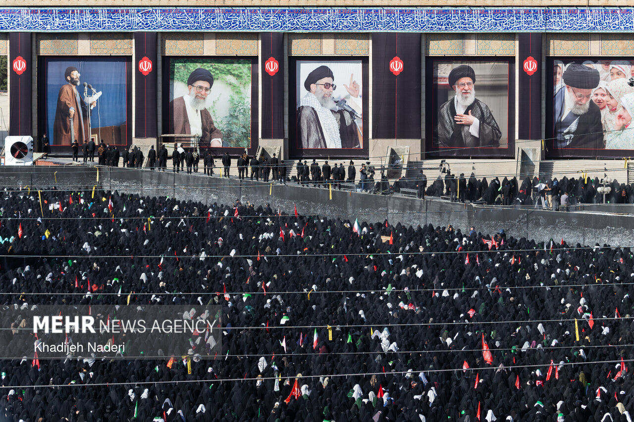 Funeral Prayer Held for "Iran's Martyred Leader"