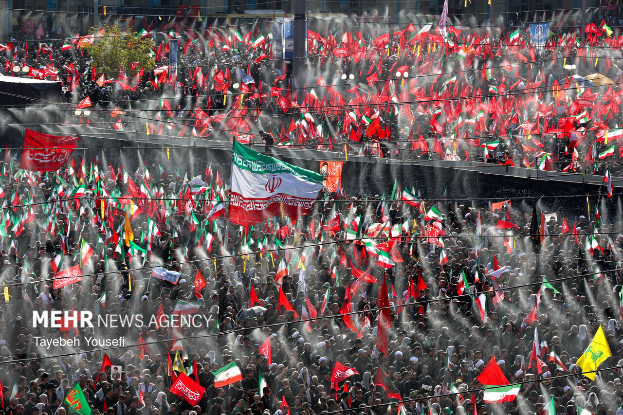 Funeral Prayer Held for "Iran's Martyred Leader"