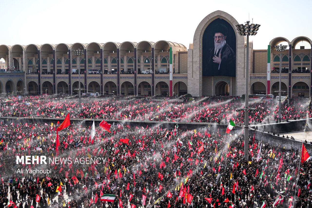 Farewell to the Martyred Leader of the Islamic Revolution at Tehran Mosalla