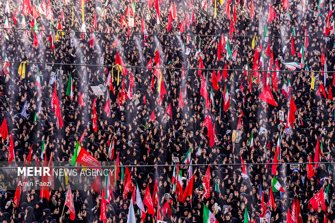 Funeral Prayer Held for "Iran's Martyred Leader"