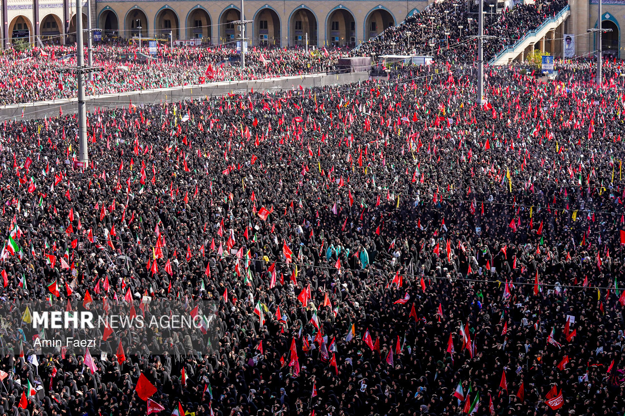 Funeral Prayer Held for "Iran's Martyred Leader"