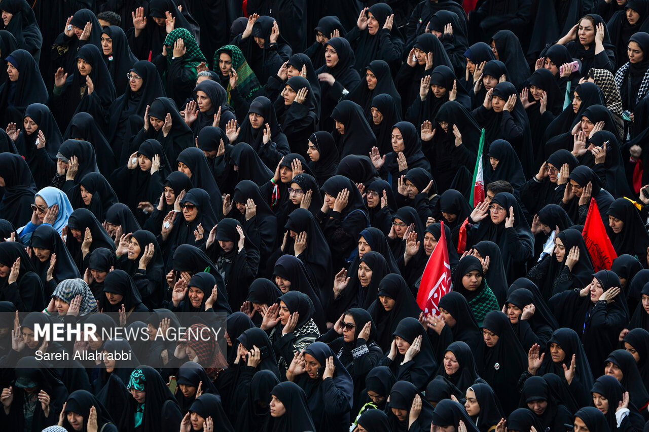 Funeral Prayer Held for "Iran's Martyred Leader"