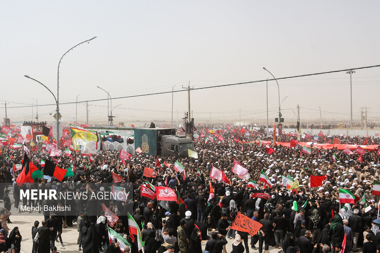 Funeral Procession of the Martyred Leader of the Islamic Revolution in Qom
